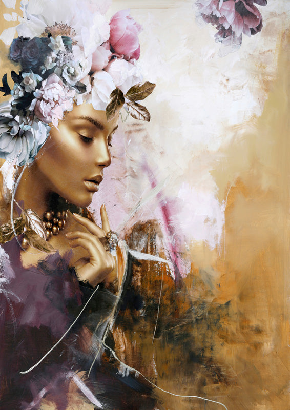 Gold On Purple Couture
