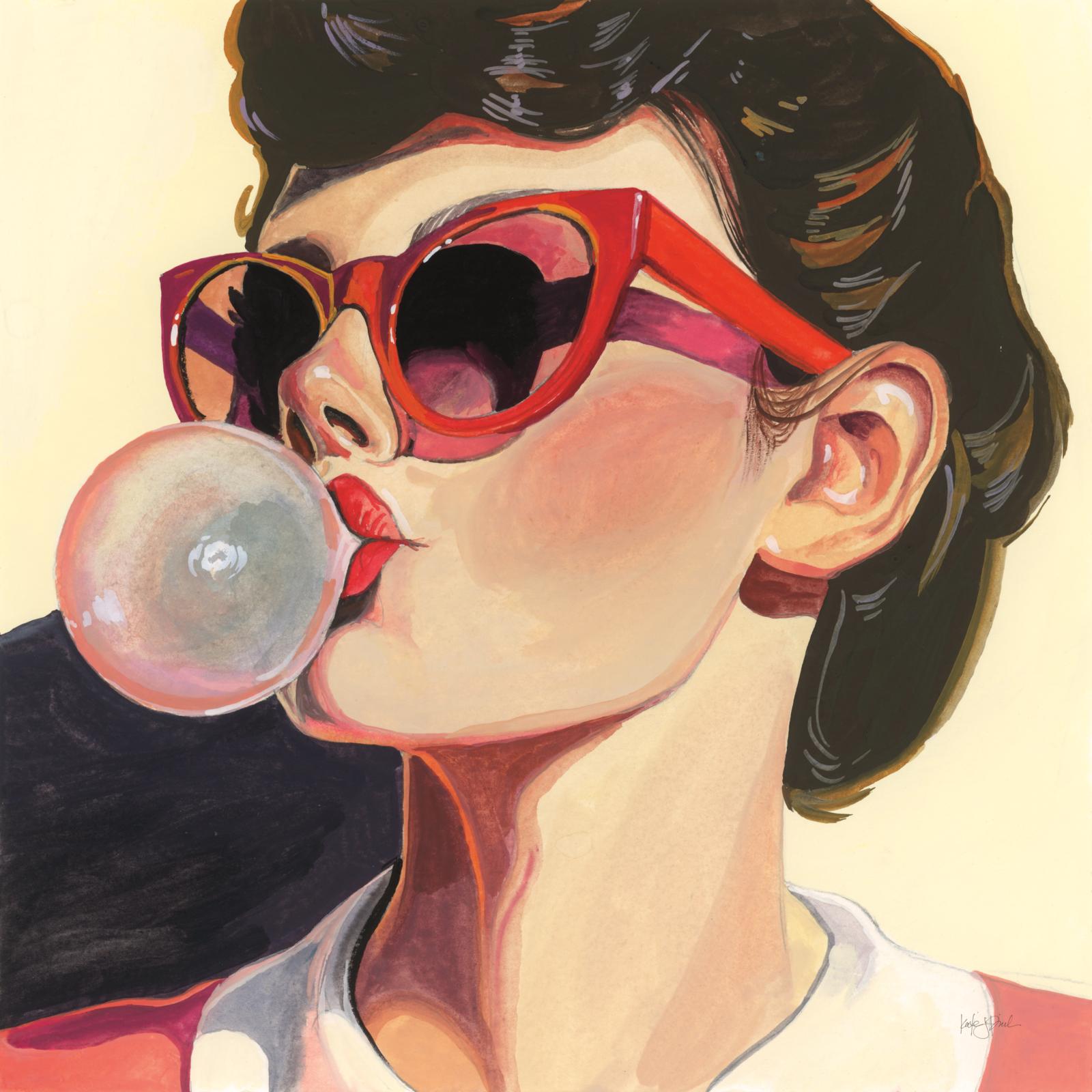 Retro Bubblegum Girl