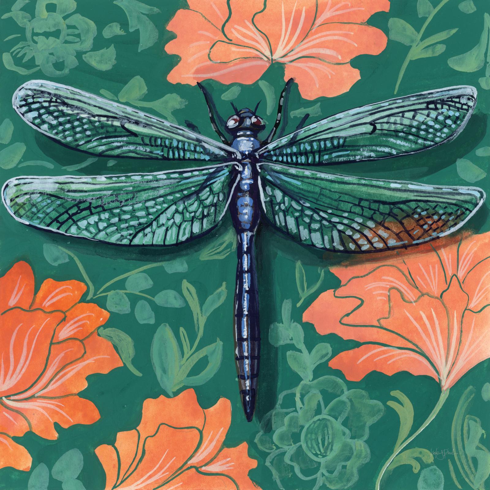 Dragonfly On The Wall