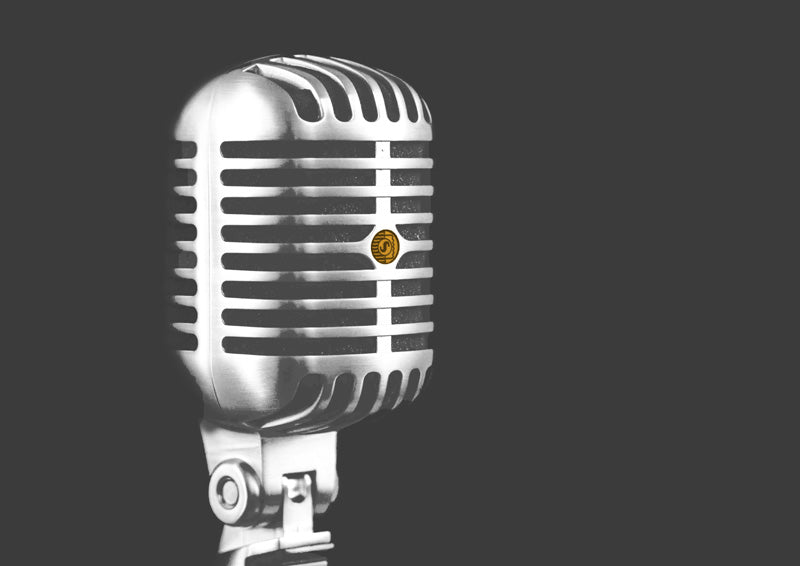 Microphone Orange Colour